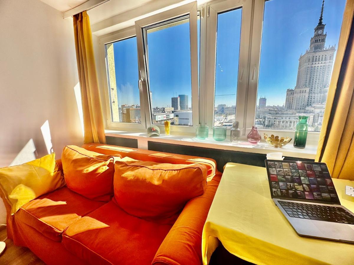 Super Apartament Brown 2X Metro Nowy Wifi Netflix Spotify Panorama Miasta Varsovia Exterior foto