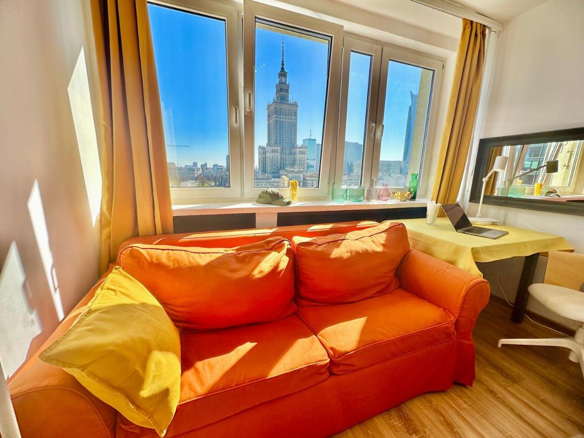 Super Apartament Brown 2X Metro Nowy Wifi Netflix Spotify Panorama Miasta Varsovia Exterior foto
