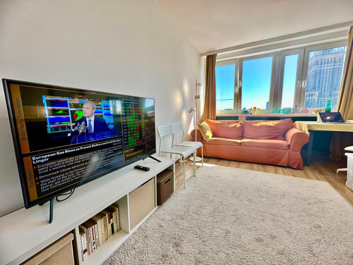 Super Apartament Brown 2X Metro Nowy Wifi Netflix Spotify Panorama Miasta Varsovia Exterior foto