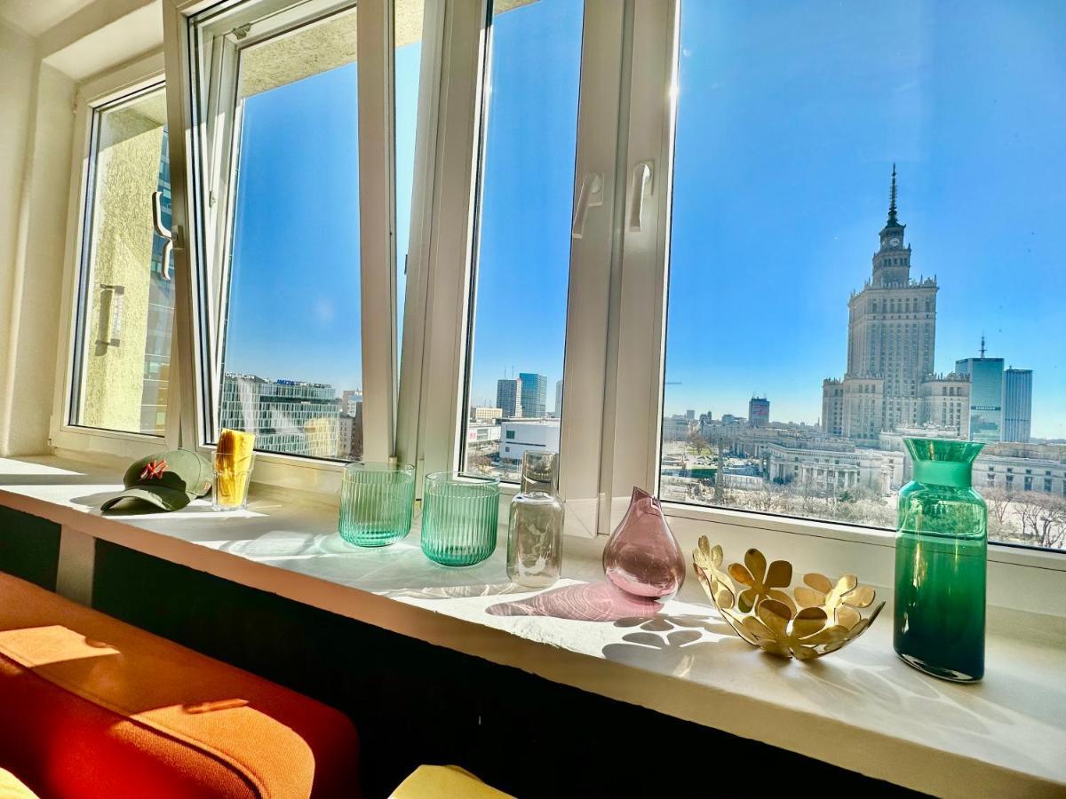 Super Apartament Brown 2X Metro Nowy Wifi Netflix Spotify Panorama Miasta Varsovia Exterior foto