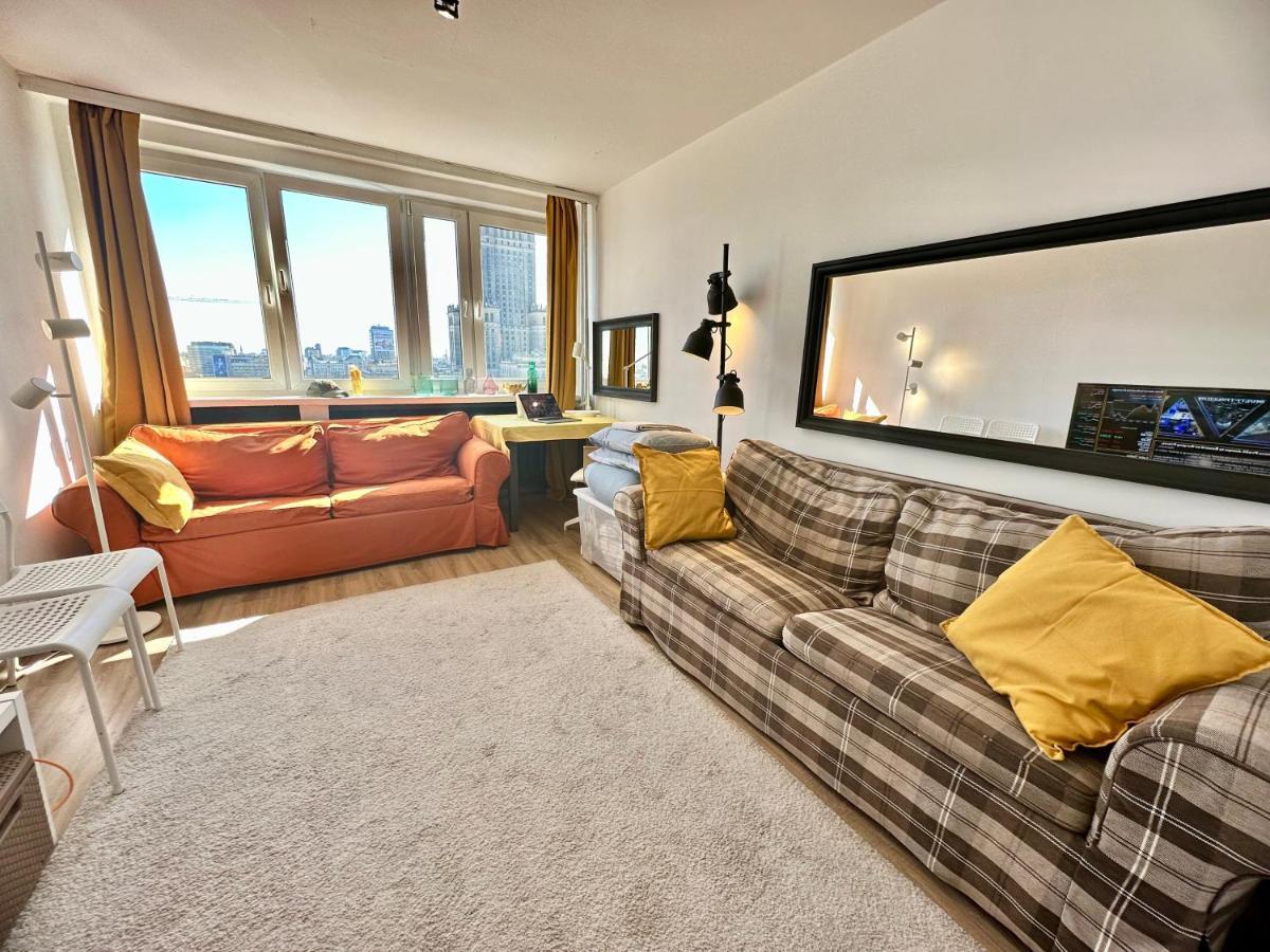 Super Apartament Brown 2X Metro Nowy Wifi Netflix Spotify Panorama Miasta Varsovia Exterior foto