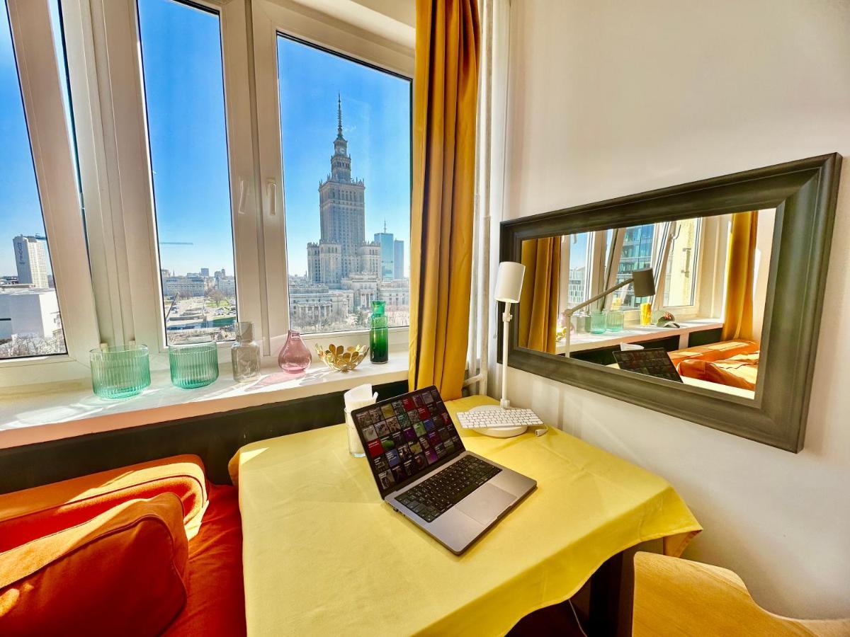 Super Apartament Brown 2X Metro Nowy Wifi Netflix Spotify Panorama Miasta Varsovia Exterior foto